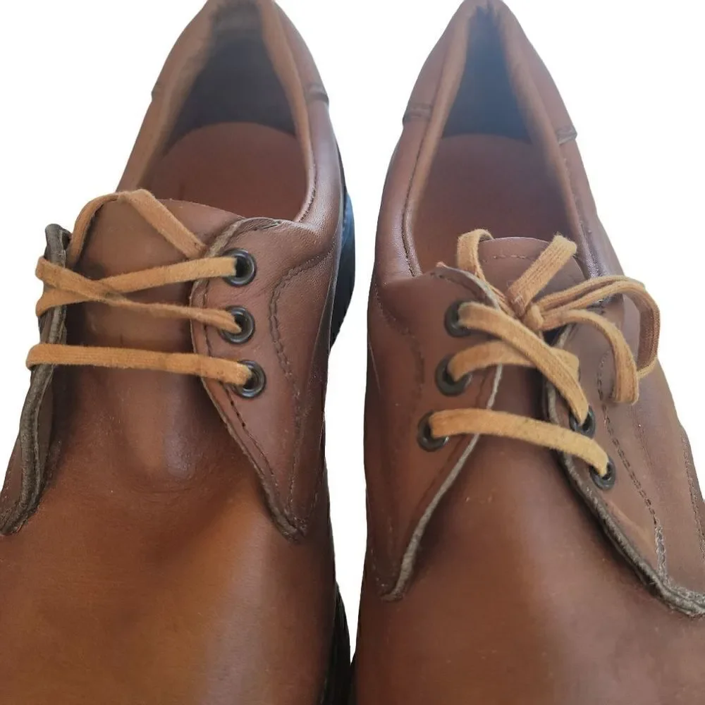 𝅺MASON Brown Tan Construction Work Shoe Size 7.5 Men's